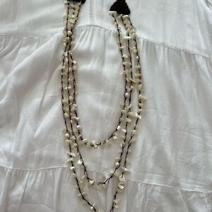 Mother pearl and pearls necklace Anthropology